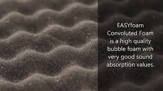 Product video EASYfoam Convoluted Foam Plus | EASY Noise Control