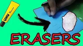 DIY Erasers Out Of Glue-Back To School