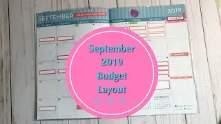💰September 2019 Monthly Budget Layout 💰|| Budget With Me || Happy Budgeting