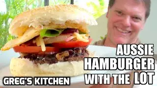 GREGO'S AUSSIE HAMBURGER WITH THE LOT - Works Burger - Greg's Kitchen