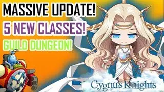Maplestory M: ОГРОМНОЕ обновление! Cygnus Knights &mdash; 5 НОВЫХ классов! Подземелье гильдии и т.д.