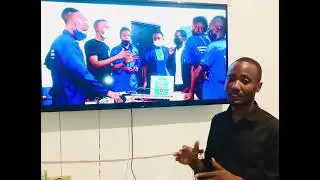 Bernard Nsengiyaremye With Eshuli Technology Team Launching Book of 