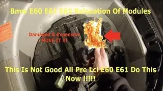 BMW E60 E61 Relocation Of Modules In Boot MPM Location Must Watch !!!!! Do This Before This Happens
