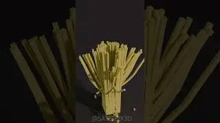 &ldquo;5000 Yellow Cubes Satisfying Demolition by Ico Sphere 💛💥 | Rigid Body Simulation #Shorts&rdquo;