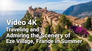 Eze Village Tour: The Most Beautiful Medieval Village in France (4K)