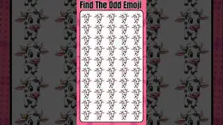 Find The Odd Emoji Out - Cow Edition 🐄🐮 - Puzzle Place