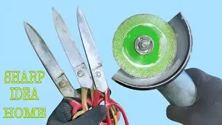 SHARP Home Scissors with Angle Grinder in Just 2 Minutes?