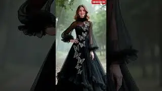 Timeless Black Modest Gown 🖤Elegant Look 2026 #Shorts #fashion #weddingdresses #blackgown#blackdress