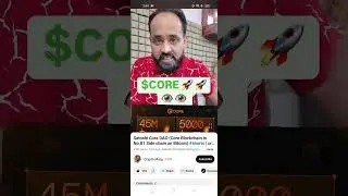 What is *CoreDAO*.What is *Corecoin* & it's Future.(*Core Blockchain is no 1 Sidechain on Bitcoin*)