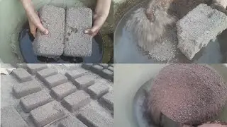 New video💦 this shape after so long time💧dry floor Crunchy crumbling+water Crumbling so soft crumble