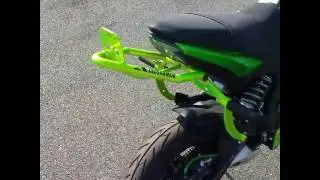 ZeusArmor Stunt equipped kawasaki z125 pro walk-around