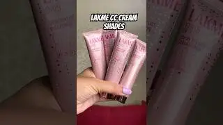 Lakme 9 To 5 CC Cream Swatches &ndash; Find Your Perfect Everyday Shade!  #shorts #lakmecccream