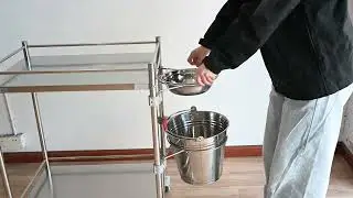 MK-S03B Stainless Steel Medical Dressing Trolley