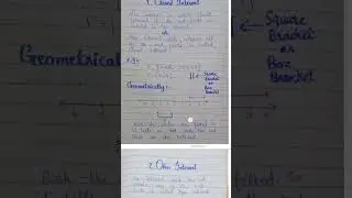 Types of Intervals //Thomas calculus
