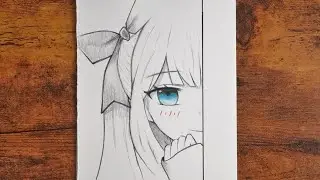 How to Draw Easy Anime Girl | Simple Anime Drawing step by step 