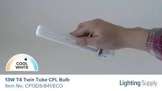 Sylvania 13W T4 Twin Tube CFL Bulb (CF13DS/841/ECO)