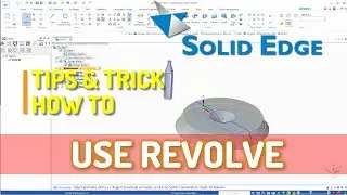 Solid Edge How To Revolve