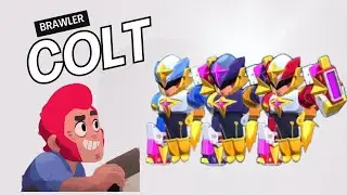 Jugando con Colt 🔫🔫  con sus skin de Pro Pass (Brawl Stras)