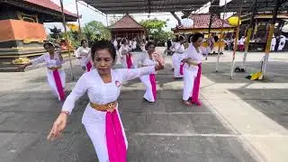 Tari Suralaya di pura segare rupek bersama ST SRIKANDI DENPASAR UTARA