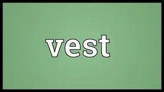 Vest Meaning