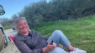 La plage de Canet en Roussillon camping-car Laure et Claude (72)