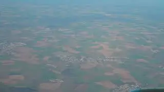 Volando de Barcelona a París.