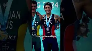 Diego Moya Gira Preparatoria JJOO #Paris2024 #shorts  #triatl&oacute;n