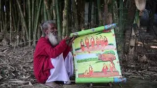 Poter Gaan - Gouranga Pot by Laltu Birbhum | Itagoria Patachitra