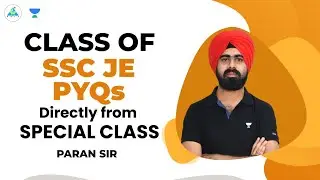#20 PYQs of SSC JE and all state AE | Paran Sir #unacademy #sscjecivilengineering #letscrackit