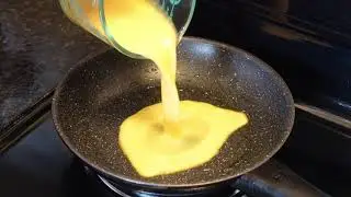 How to cook scrambled eggs perfectly! Cool method, plus with health benefits!
