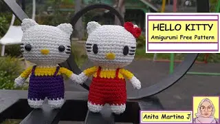 Hello Kitty │Tutorial Amigurumi Free Pattern