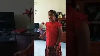 Humour Poem। Being brave at night। 1st prize winner । Class 4