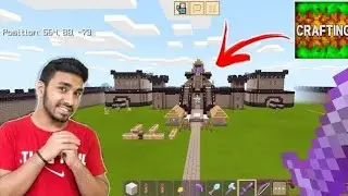 I Made Techno Gamerz Castle In Crafting And Building Hindi Creative Mode Gameplay