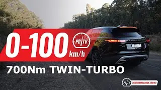 2019 Range Rover Velar D300 0-100km/h & engine sound