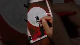 #NinjaArt #SketchbookArt #YouTubeShorts#SpeedPainting  #SketchbookFlip #MiniatureArt #ShortArtVideo