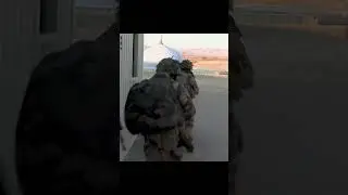 Military Desert Training 🪖🏜️📦🇺🇸 #military #shorts