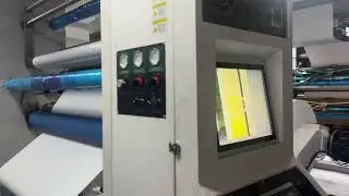 six-color central flexographic printing press printing of papercupsbowlspaper bags