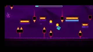 Trying to beat power trip from geometry dash subzero but got tired
