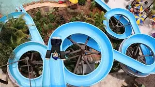 CRIEI O TOBO&Aacute;GUA MAIS LOUCO DO ROBLOX | Build a Waterslide