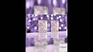 Radiant Cushion Cut Pink Diamond Stud Earrings - Elegant and Timeless Jewelry