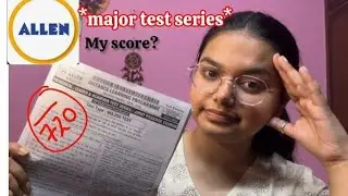 My score in*ALLEN Major test series* Irrelevant paper😭Out of NCERT?*Honest review*