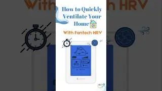 How to quickly ventilate with Fantech HRV #fantech #hrv