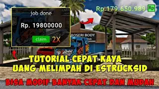Tutorial Cepat & Mudah Dapet Uang Banyak Secara Halal! - ES Truck Simulator ID