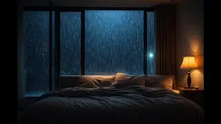 Night Rain with Soft Piano for Anxiety Relief and Calm Sleep (3 Hours)
