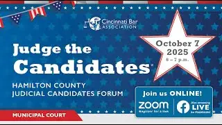 2025 CBA Judicial Candidate Forum