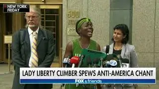 BREAKING! BREAKING: Racist Woman Who Climbed The Statue Of Liberty Just Got BAD NEWS
