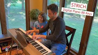 STRICH Digital Piano 88 Keys, many settings, sounds great! #piano #digitalpiano