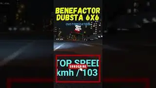 Benefactor Dubsta 6x6 Customization #gta5shorts #gta5 #gta5online #dubsta6x6 #gta5customization