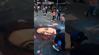 BINI MIKHA chalk art @ Session Road Baguio City #art #artwork #pantropiko #bini #BINI_ph