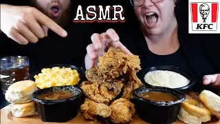 ASMR EATING KFC EXTRA CRISPY FRIED CHICKEN MUKBANG!